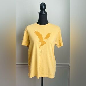 American Eagle Super Soft Yellow Short Sleeve Tee Shirt Top Size XS